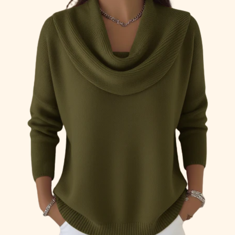 Amelia | Sweter z Kołnierzem