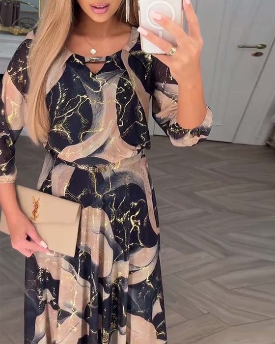 Zofia | Elegancka sukienka z szyfonu