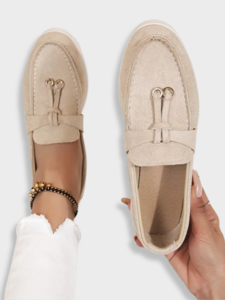 Manuela | Eleganckie loafersy z zamszu