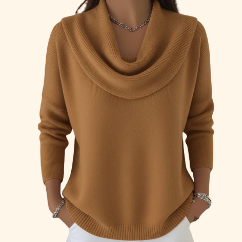 Amelia | Sweter z Kołnierzem