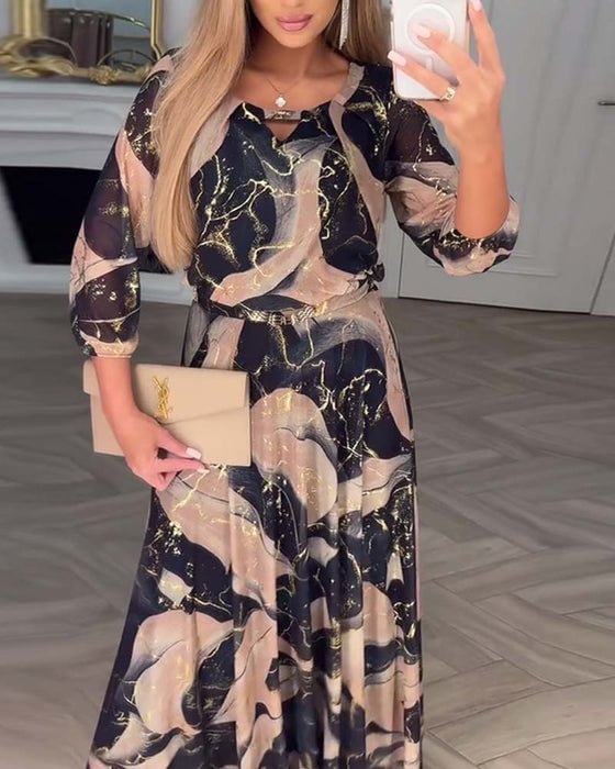 Zofia | Elegancka sukienka z szyfonu