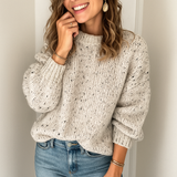 Evelyn ™ - Przytulny Teksturowany Sweter