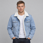 Bartosz – Ocieplana kurtka jeansowa męska | Vento Moda