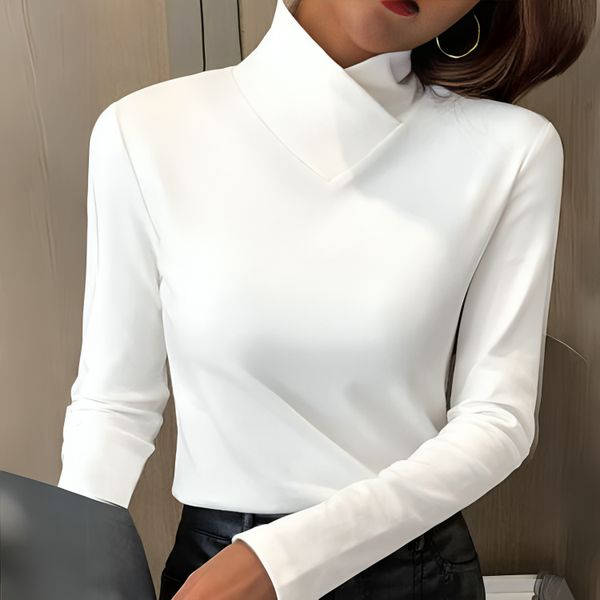 Nicole™ | Elegancka Bluzka z Golfem
