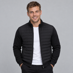 Adam – Pikowana kurtka męska z wysokim kołnierzem | Vento Moda