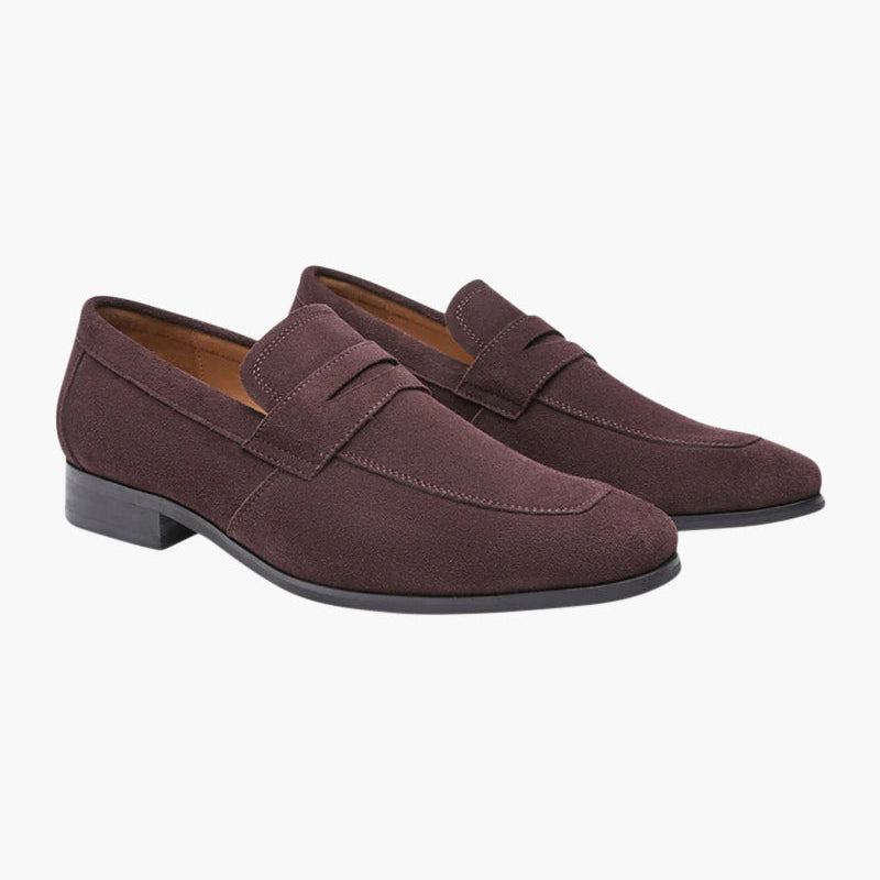 Aleksander | Klasyczne męskie mokasyny z zamszu w stylu casual