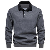 Bluza Męska Polo z Kołnierzykiem | Dzianina Bawełniana | Styl Casual Smart