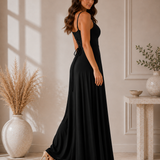 Anaïs | Sukienka maxi bez ramiączek o eleganckim romantycznym kroju