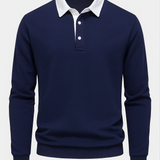 Bluza Męska Polo z Kołnierzykiem | Dzianina Bawełniana | Styl Casual Smart