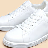 Marcel | Minimalistyczne białe sneakersy o ponadczasowym stylu