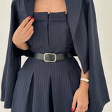 Justy | Elegancki czarny garnitur