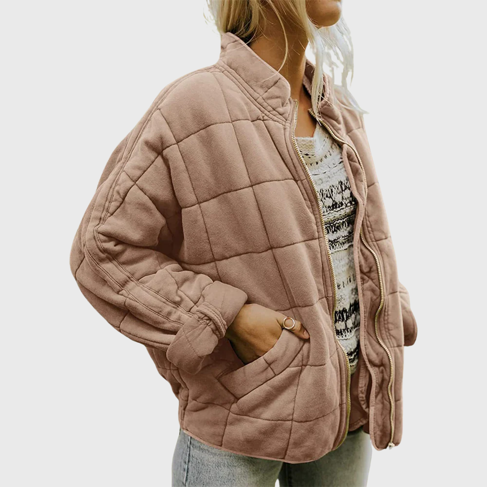 Monica | Ciepły Płaszcz w Oversize'owym Kroju