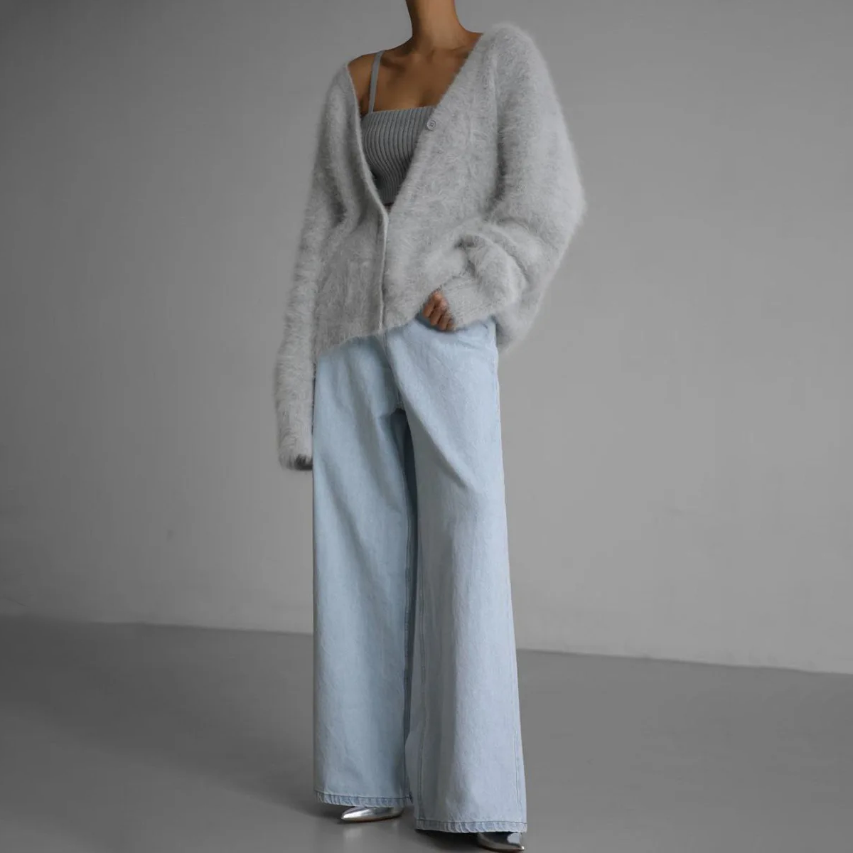 Luna - Kardigan z Kaszmiru Elegancki
