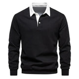 Bluza Męska Polo z Kołnierzykiem | Dzianina Bawełniana | Styl Casual Smart