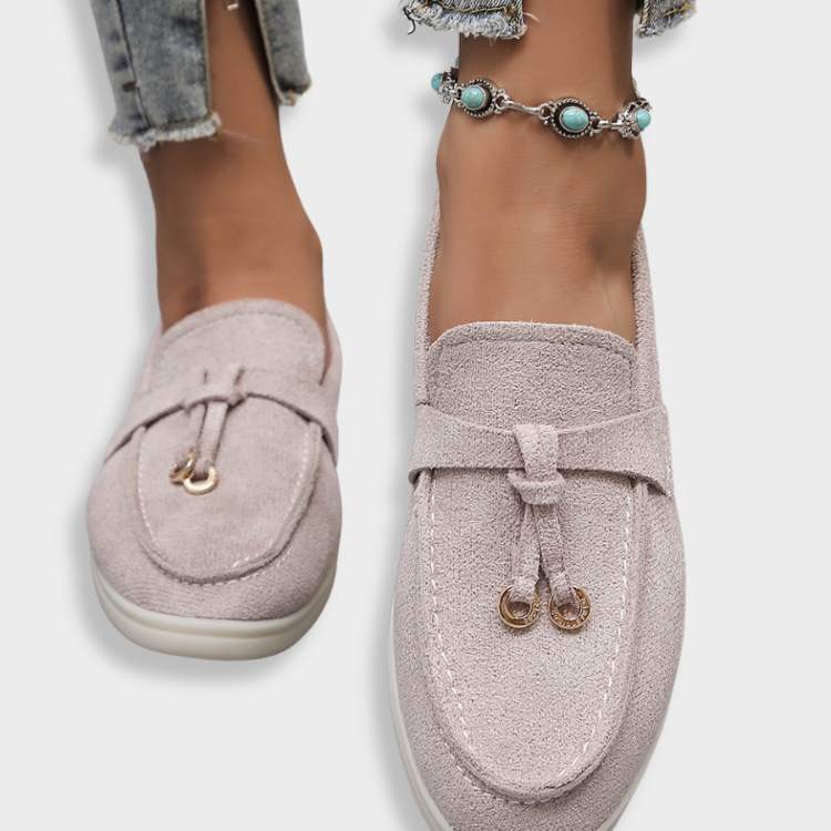 Manuela | Eleganckie loafersy z zamszu