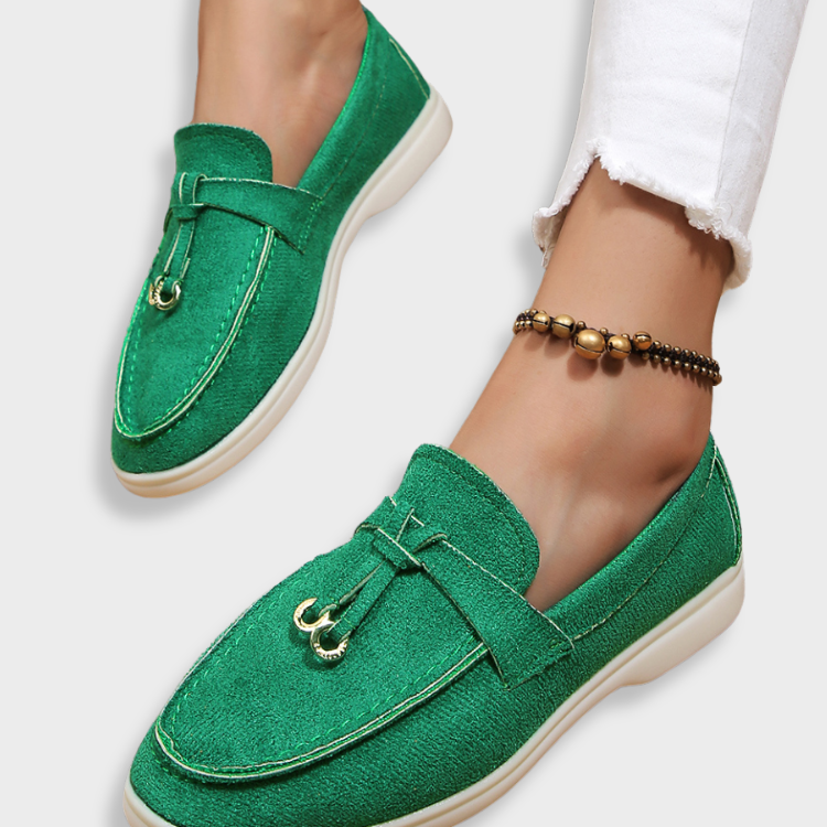 Manuela | Eleganckie loafersy z zamszu