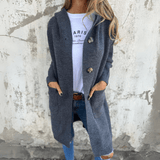 Karin | Elegancka długa damska kamizelka