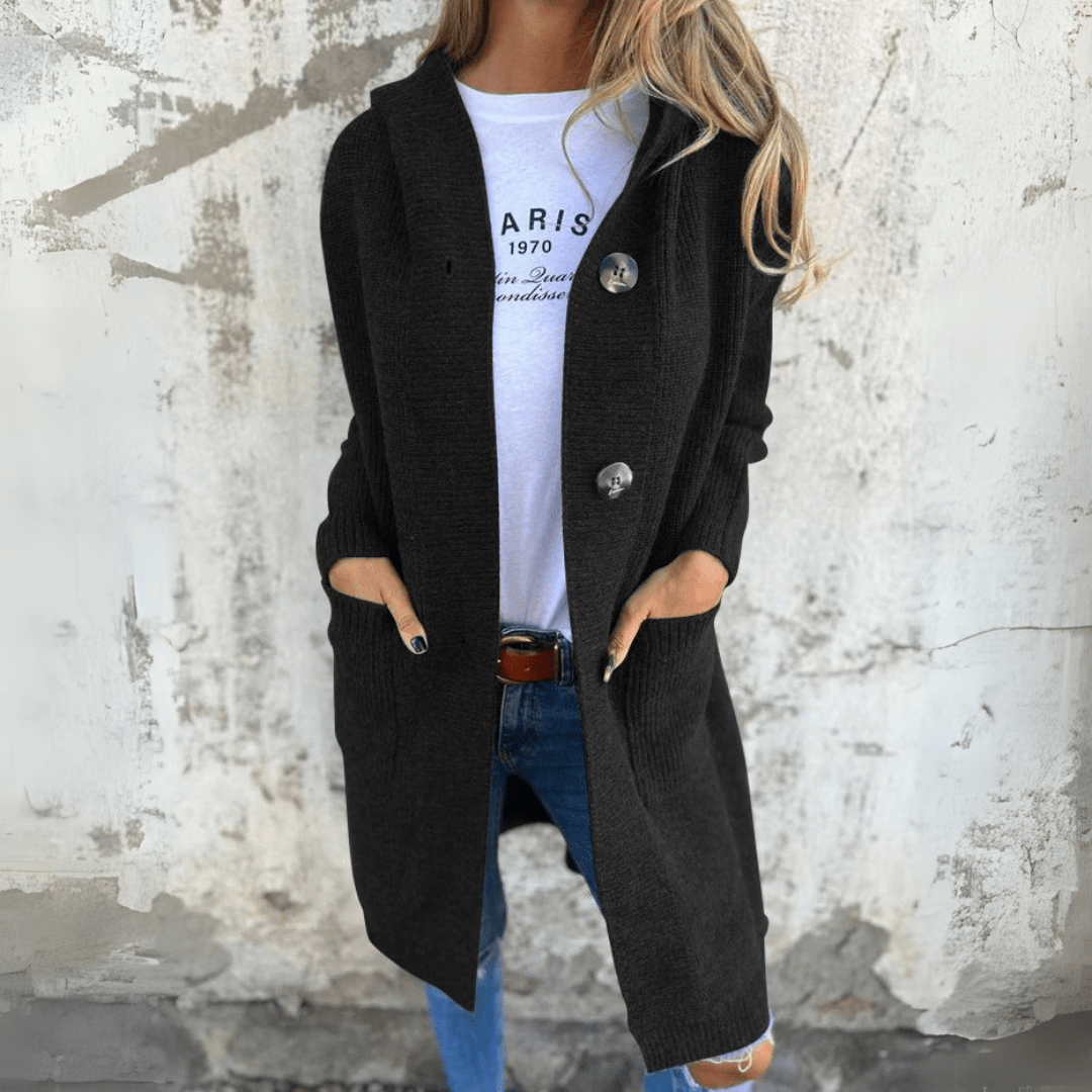Karin | Elegancka długa damska kamizelka