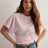 Celine | Oversize damski top z krótkim rękawem