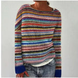 Sina | Drukowany Elegancki Sweter